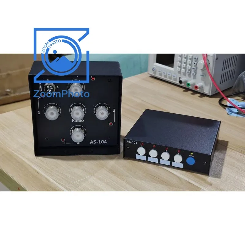 AS104 Automatic HF Shortwave Antenna Switcher with AC104 Radio Band Linkage  AC104N Web Remote Control Support Web page Control