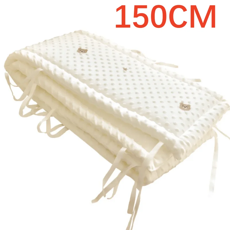 Babybedbumper in de wieg Dikke zachte kinderbedbescherming Afneembare wiegbeschermer Kinderkamerdecoratie Laat aangepast formaat toe