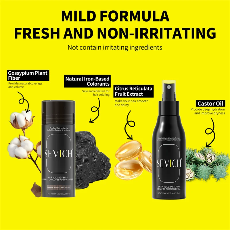 مجموعة ألياف بناء الشعر أصلع تصفيف الألياف مساحيق الشعر تساقط الشعر الألياف عبوة رذاذ مسحوق ألياف الشعر قضيب ترقق الشعر #3