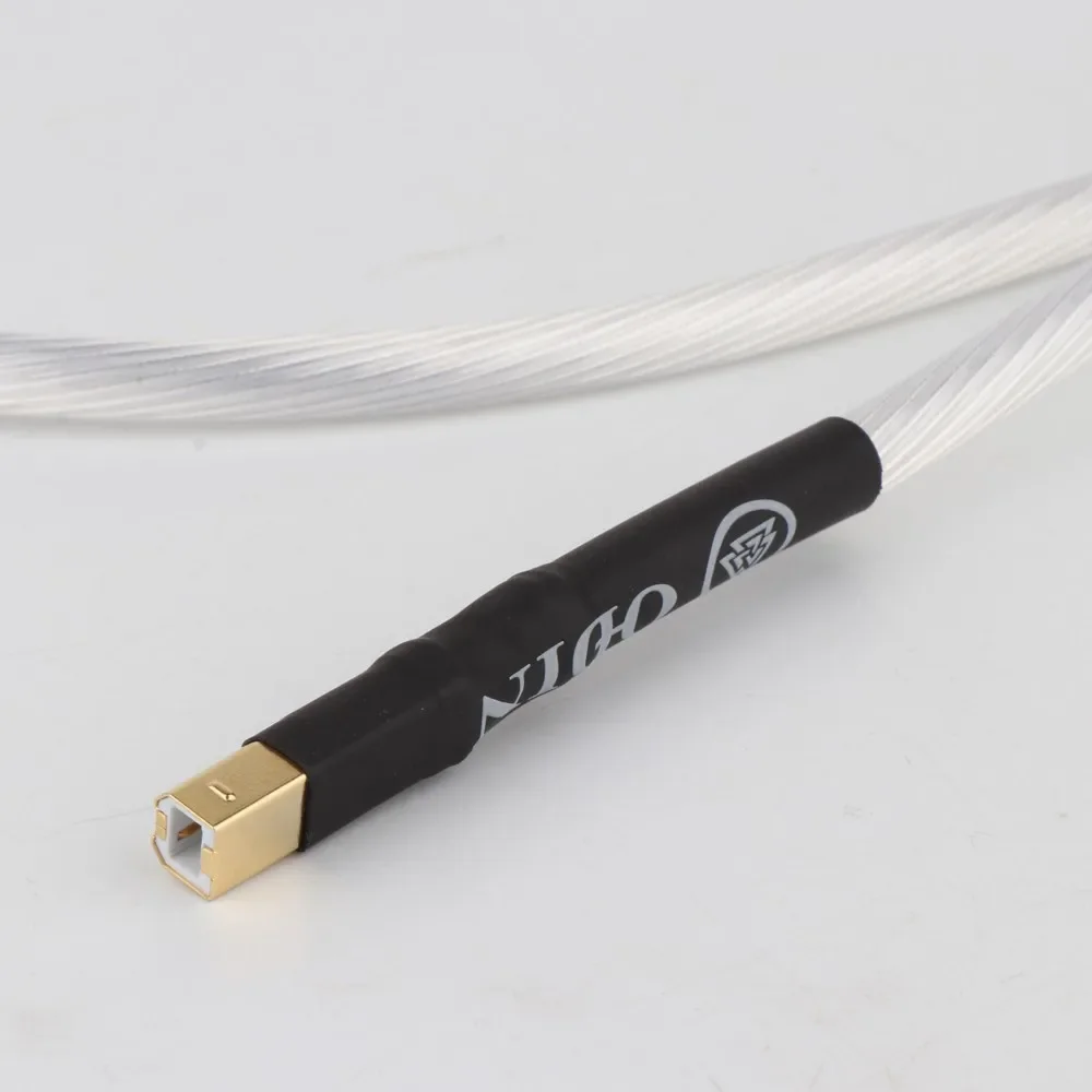 Nordost USB Cable Odin2 decoder DAC data cable USB A To Type C Sound Card Digital Cables 8 strands of  Silver Plated Type A to B