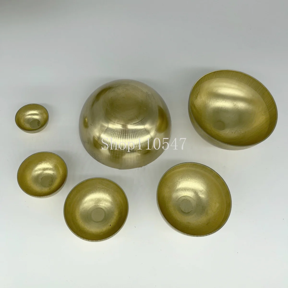 1pcs Hollow Brass Hemisphere Half Sphere Diameter 30 40 60 70mm Thickness 11.21.52mm for Decoration Craft Industrial Parts