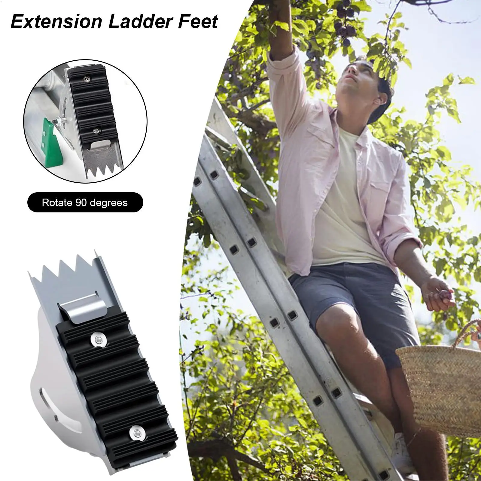 سلم قدم استبدال منصات مطاطية أداة إصلاح تمديد سلم استبدال ل العلية سقف الدرج منضدة الحفر قطف العمل