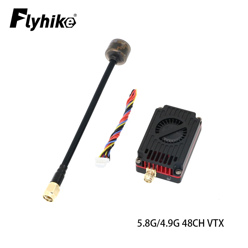 

RushFPV 5.8G/4.9G 4W 48CH VTX Module With FPV Antenna Vtx Video Transmitter For FPV Drone