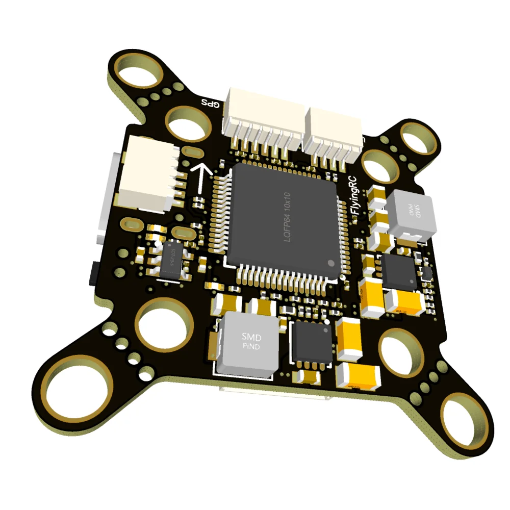 

FlyingRC F4D F405 Flight Controller 30.5&20mm ICM-42688-P Gyro 9V&5V Dual BEC Onboard 16MB Blackbox FPV FC For RC Racing Drones