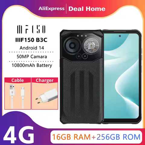 IIIF150 B3C 4G Rugged 16GB(4+12) 256GB 50MP Camera 10800mAh Battery 6.6-Inch Android 14 Ultra-Thin Machine Dual Display Global