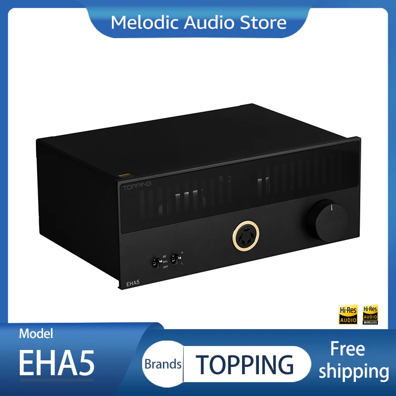 

TOPPING EHA5 Electrostatic Headphone Power Amplifier AMP 700Vrms Output Power