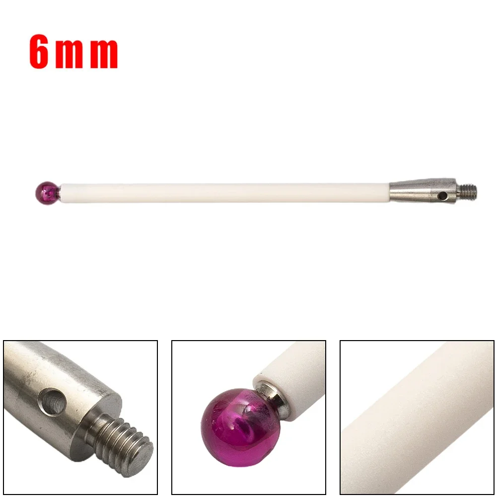 Imagem -04 - Sonda Cmm Stylus mm Ponta Esférica Cmm Sonda de Contato Eixo Cerâmico Acessórios de Teste para Renishaw A50003712 Acessórios de Ferramenta
