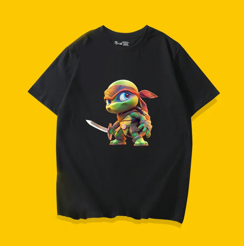Nickelodeon meistverkauftes Kinder-T-Shirt – Teenage Mutant Ninja Turtles – bequemes und süßes T-Shirt aus reiner Baumwolle für Jungen und Mädchen