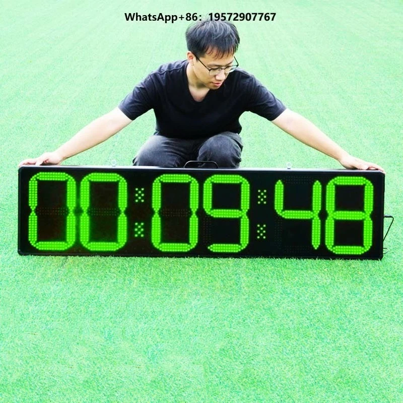 Extra Large 12 Inch Race Timing Clock Timer Large Tripod for Outdoor Running Events Athletics Equipment