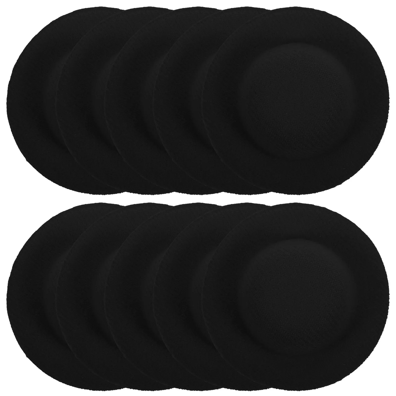 Mini sombreros de hierba para manualidades, decoración de Material Eva duradero, accesorio de fotografía, adorno creativo para sombrero pequeño DIY, 10 Uds.