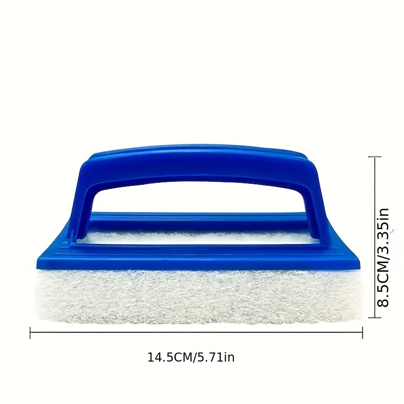 Cleaning Sponge Brush with Handle Pool Surface Cleaning Scrubber Swimming Pool Cleaning Tool for Pool Walls