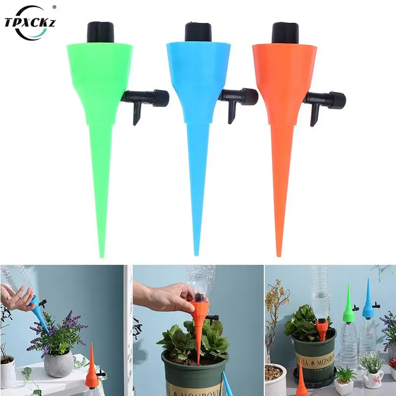 

Automatic Drip Irrigation System DIY Automatic Plant Waterers Taper Watering Water Flowerpot Plant Watering Irrigation Syste