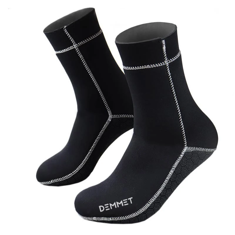 Calcetines de buceo de neopreno para hombre, botas cortas de surf de 3/5mm, cálidas, antideslizantes, para deporte de buceo, natación, equipo de