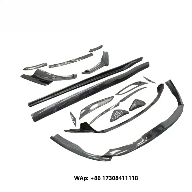 Ferar 812 GTS Novitec Front Lip Side Skirt Rear Diffuser Cover 812 Bodykit for Carbon Fiber Car Parts Front Diffuser 812