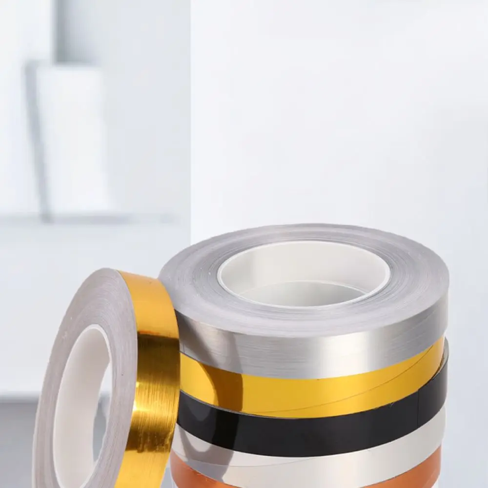 Self Adhesive Tile Seam Sticker Waterproof Border Tape Wall Floor Edge Trim Strip For Kitchen Bathroom Decor Supplies