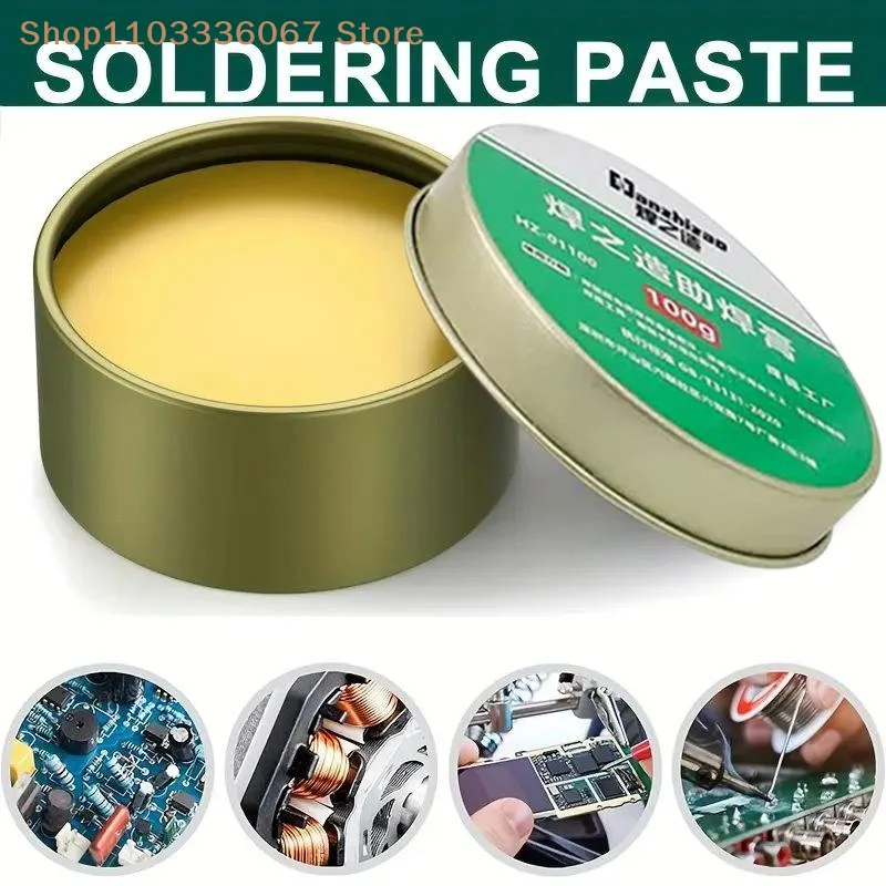 【HLS】Solder Paste Rosin Flux Lead-free Easy Operation Welding Flux 10g/30g/100g for Beginner Welding Practice