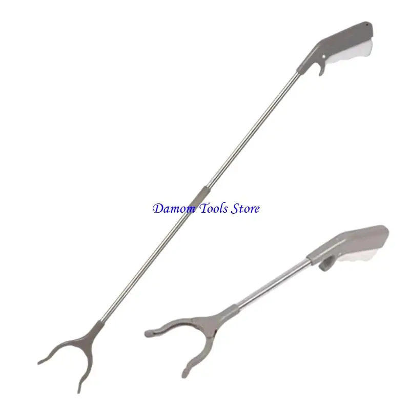57BE Strong Metal Holding Tool With Textured Rubber Ends Comfortable Handle For Secure Hold Indoor Outdoor Tasks