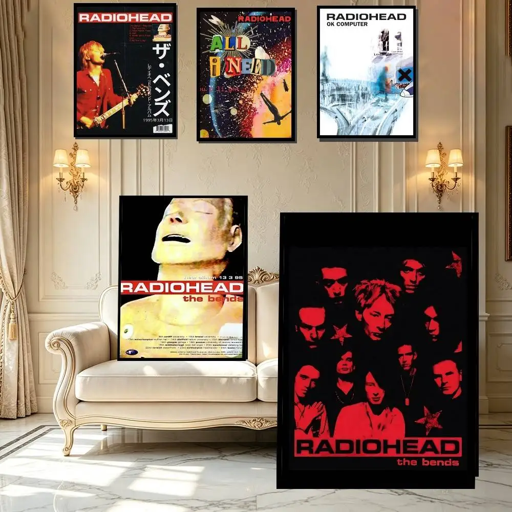 R-Radioheads Poster Picture Canvas Painting Wall Art Home Decoration Print For Living Room Decor