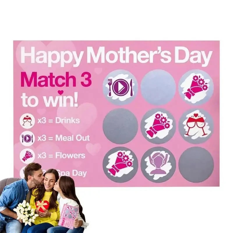 بطاقات تهنئة فريدة من نوعها مع 4 أشياء تحدي للبالغين، متينة وسهلة الاستخدام