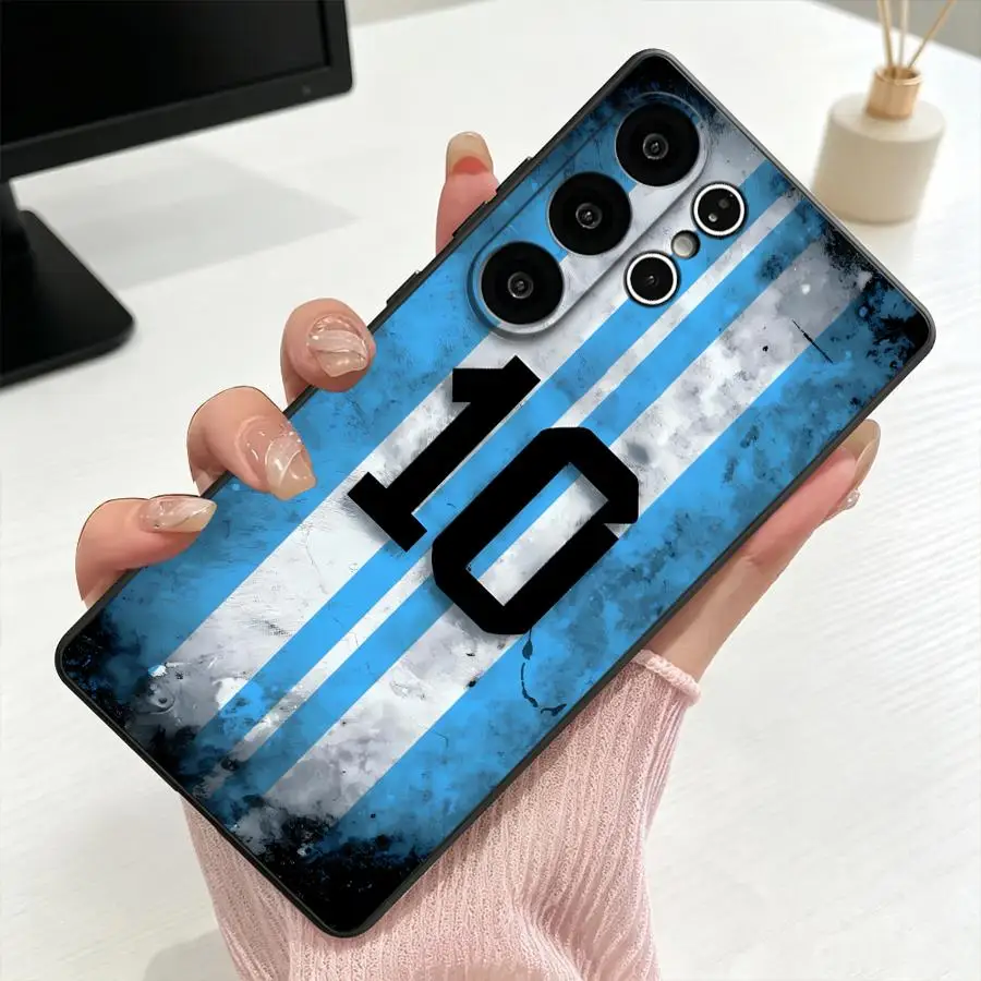 Phone Cover Case for Samsung Galaxy S26 Ultra Note 20 8 9 10 S20 S25 Plus S21 FE S24 S26+ S25+ S24+ S10 S9 S23 Stripe Number