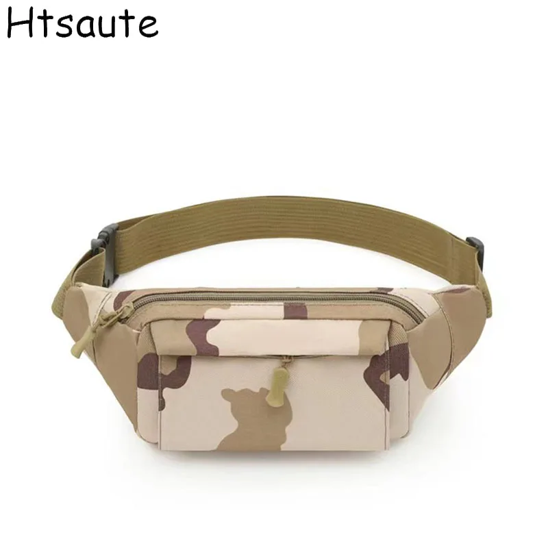 

Men's and Women's Universal Models Waist Bag Fashion Crossbody Bags Sports Cell Phone Bags Solid Color Large Capacity Chest Bag