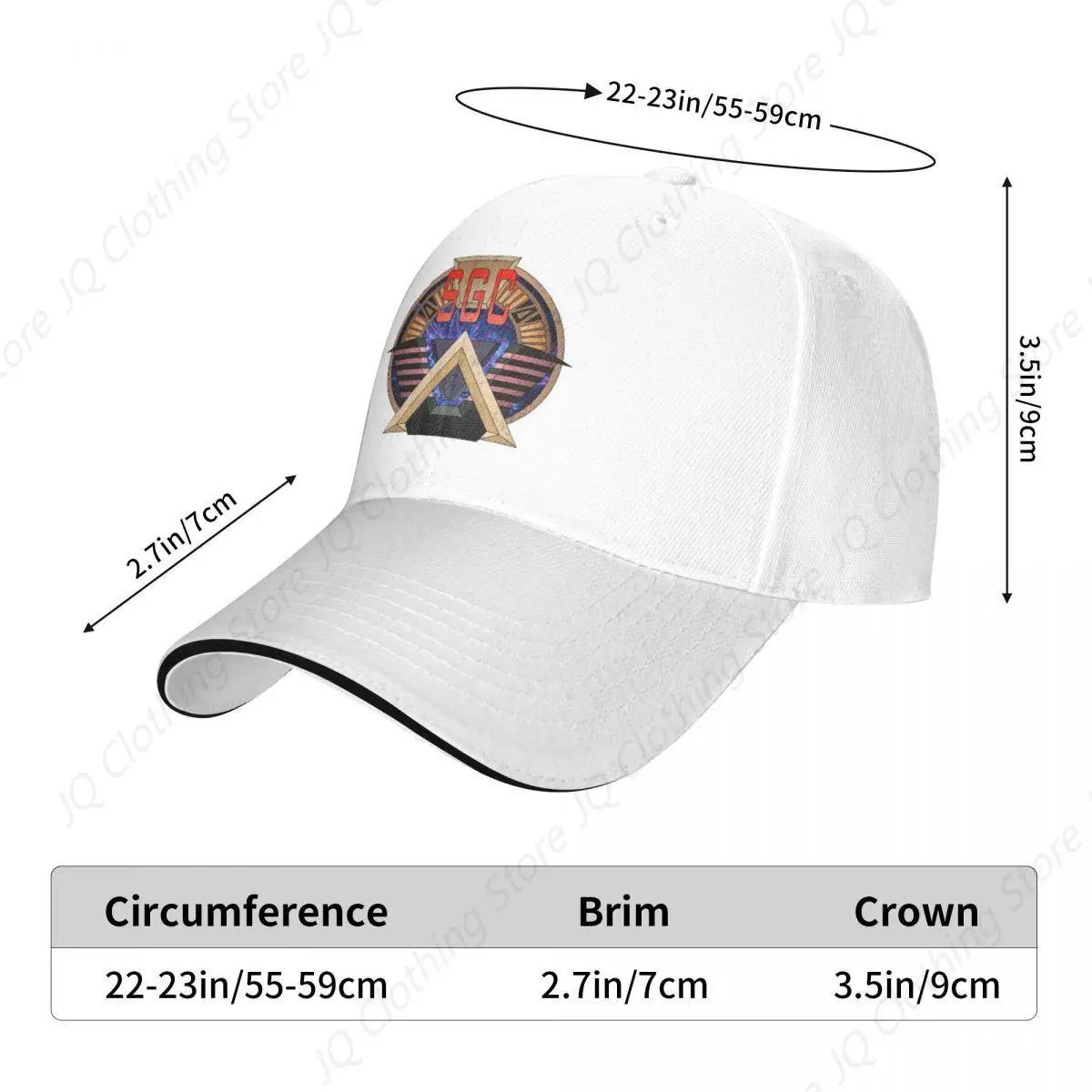 Stargate Command SGC Merch Unisex Baseball Caps Star Gate Trucker Hat Unique Design Formal Headwear Adjustable Fit Snapback Hat