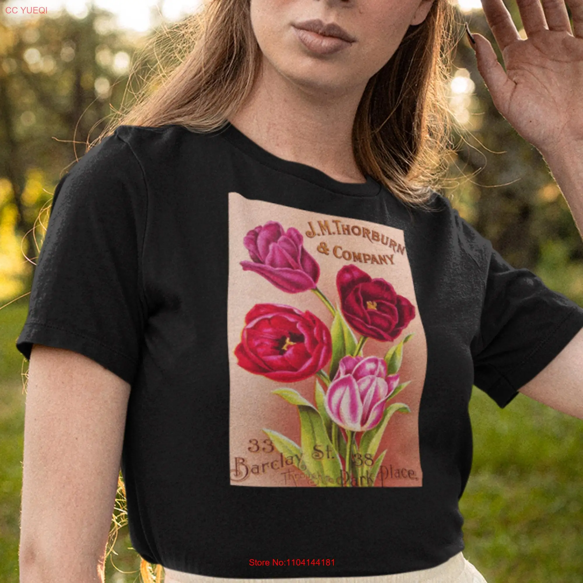 Vintage Seed Packets T Shirt Wildflower Cottage Core Wild Flower Cottagecore long or short sleeves