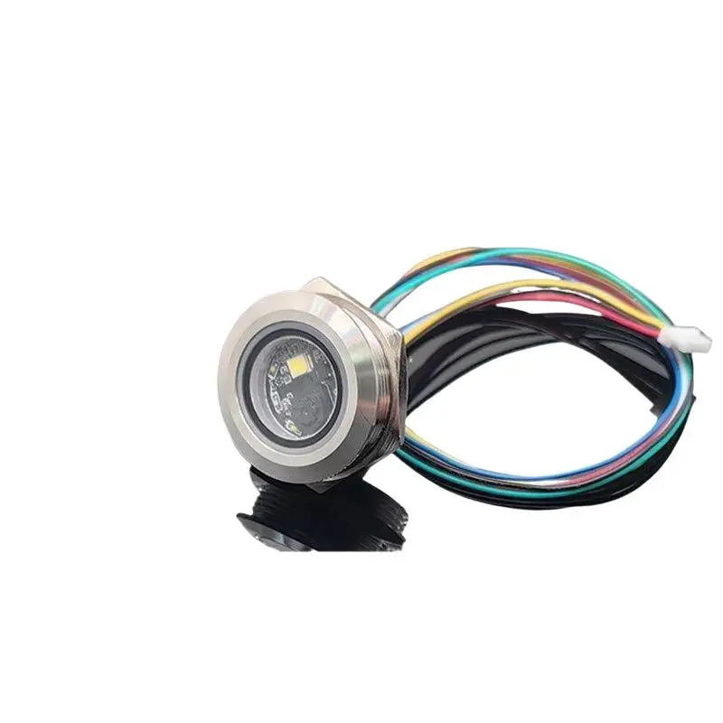 N67R GM861-LED White Fill Light QR Code Barcode Module Scanner 2D 1D USB UART DC3.3V Metal Enclosure