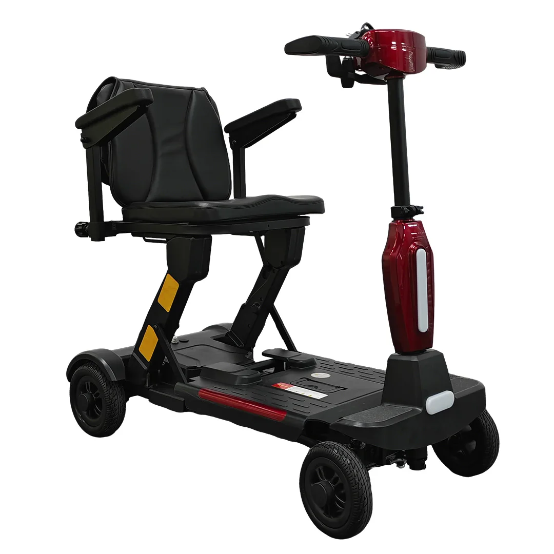 2025 Jansno Fully Automatic Folding Adult Mobility Scooter New Elderly Care Product for Disabled Handicapped Scooter
