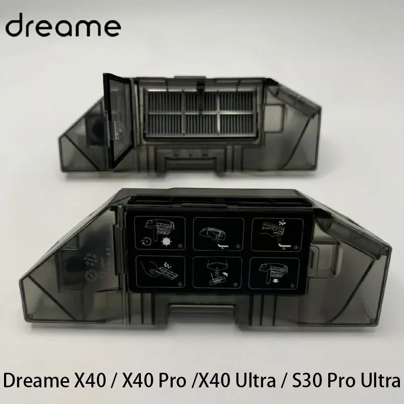 Dreame X40 / X40 Pro /X40 Ultra / S30 Pro Ultra Dust Box For Mijia M30S Robot Vacuum Cleaner Accessories Parts