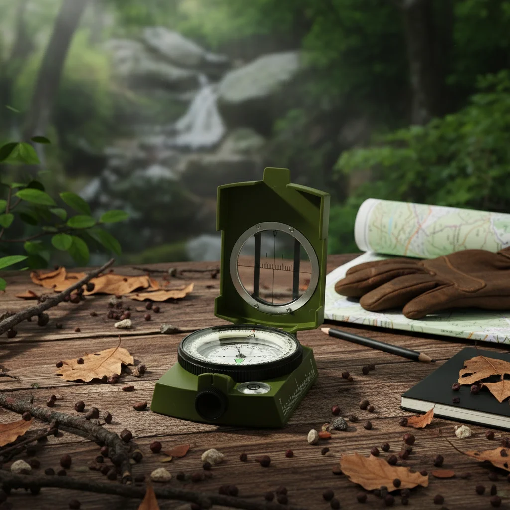 Tactical Survival Compasses Professional Metal Sight Compasses Luminous for Outdoor Hiking Climbing Exploring Geology Tool