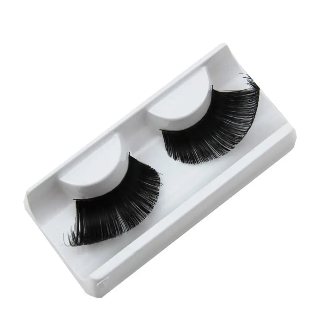 1Pair Black Makeup Eyes Lash New Exaggeration False Make Women Stage Christmas Eyelashes Beauty Up Party