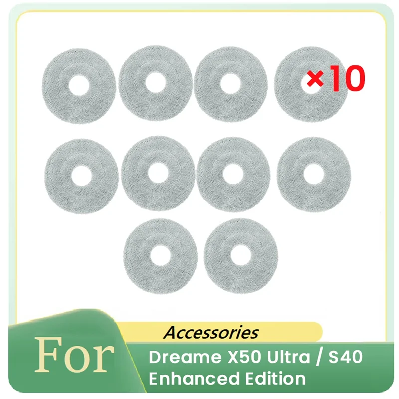 

AB15-10 шт. тряпка для чистки Dreame X50 Ultra/S40 Enhanced Edition, замена деталей робота-пылесоса