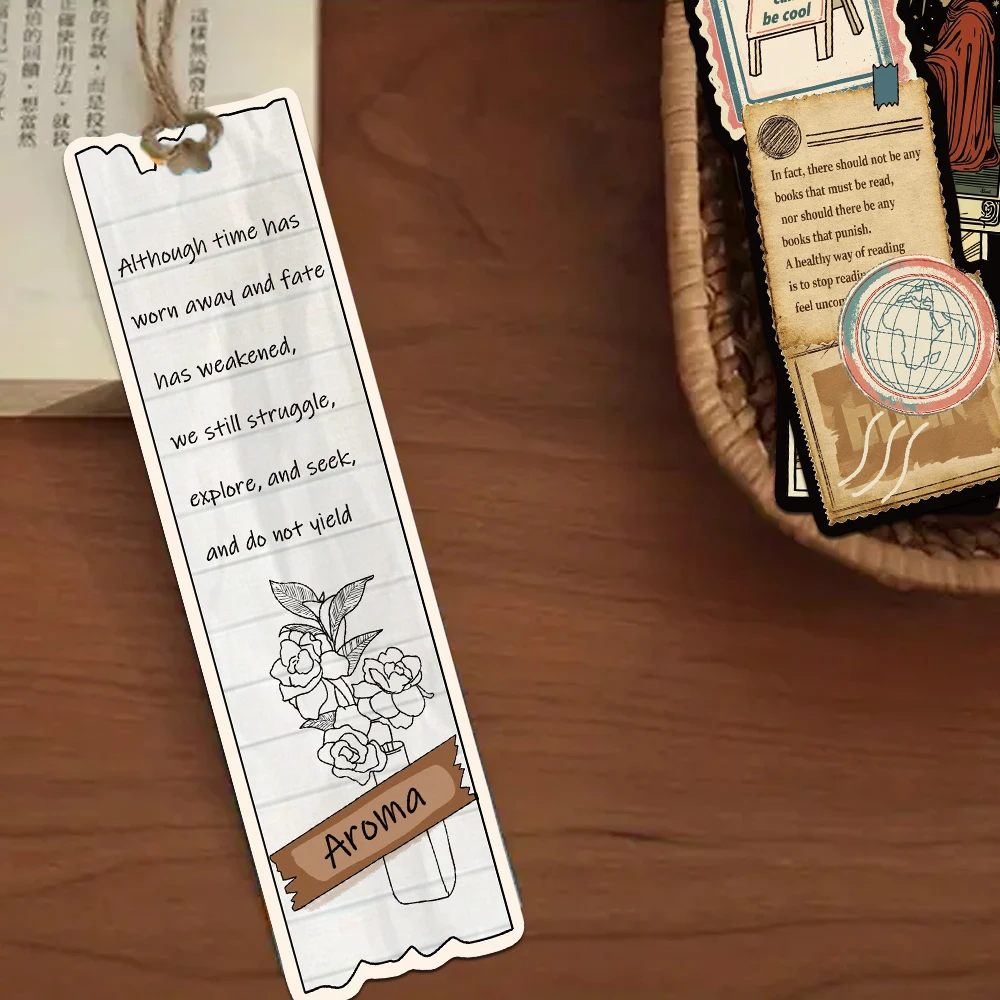 Imagem -06 - Irregular Vintage Leitura Tema Marcador Páginas de Leitura Livros Anotados Faça Você Mesmo Presentes Decorativos dos Desenhos Animados Marcadores Estéticos 30 Peças