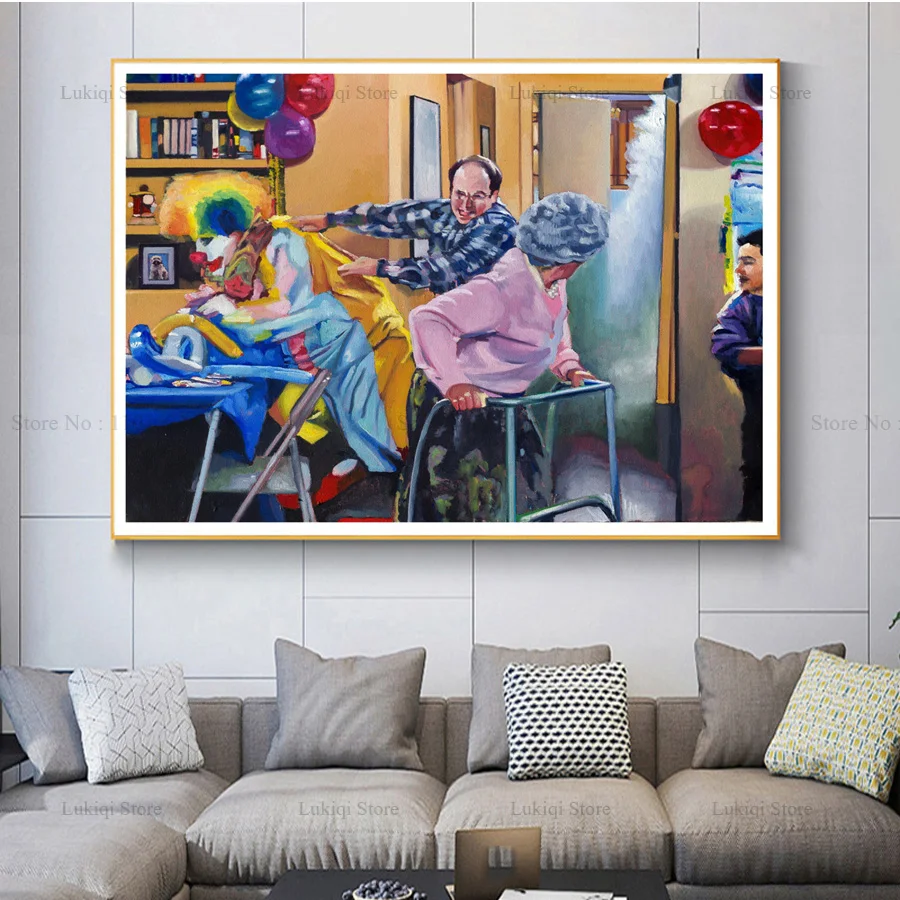 Poster Prints And You Want to be My Latex Salesman Seinfeld Movie Gifts Canvas Painting Wall Art Picture Living Room Home Decor