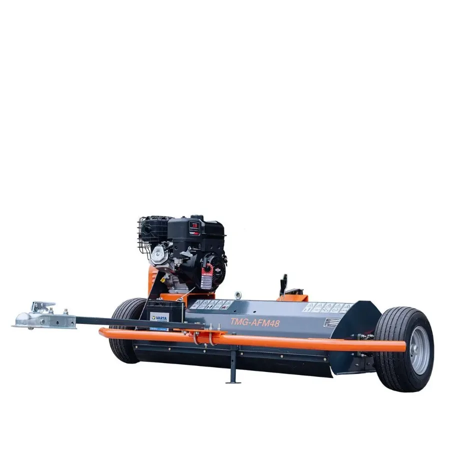 48 ATV TowBehind Offset Flail Mower Briggs Stratton 13.5 HP محرك قابل للتعديل ارتفاع القص 15 سعة القطع TMGAFM48