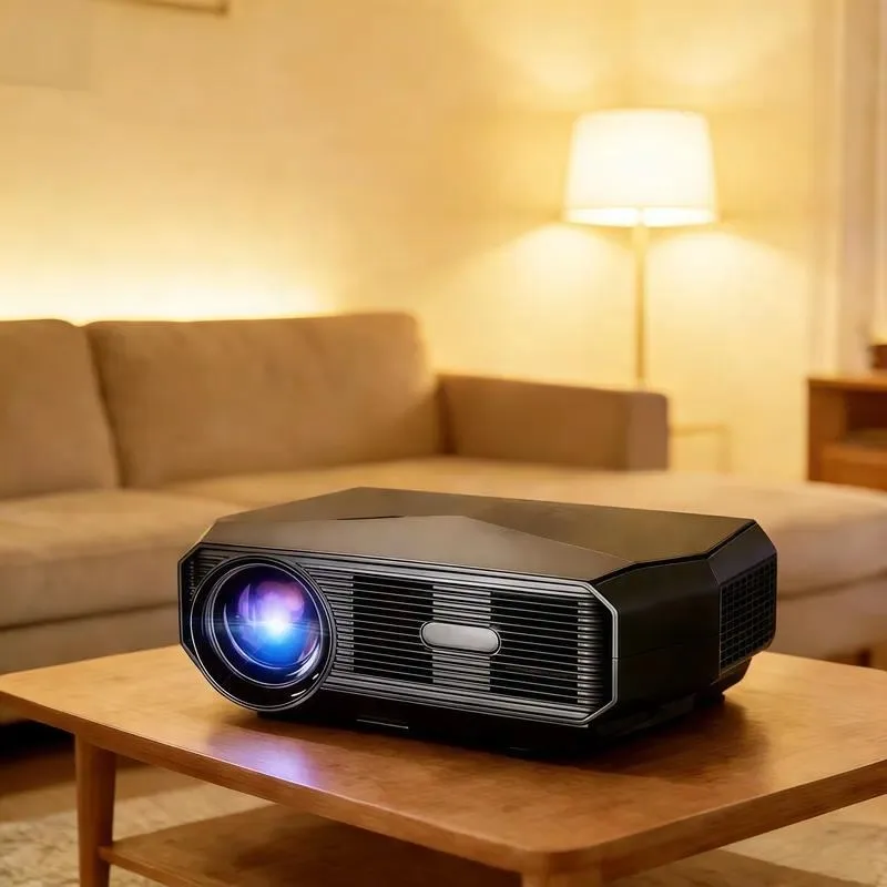 Ready to Ship  Outdoor Portable Projector with Built-in Speakers and Android 6.0