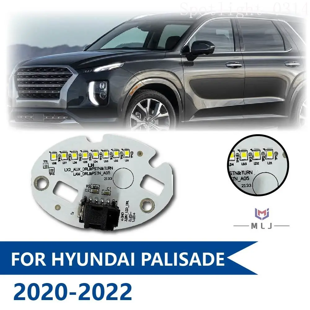 

Angel Eyes Chip For Hyundai Palisade 2020-2022 DRL Boards LED White Headlight Daytime Running Light Module Chips Car Accessories