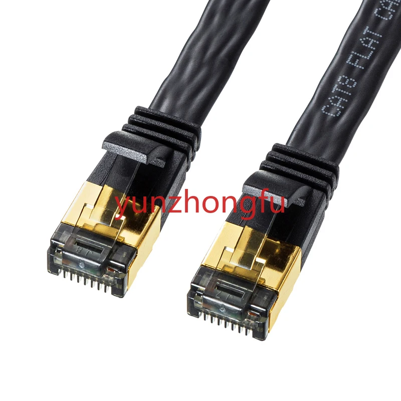 Accessories Flat network cable Category 8 computer broadband router cable Gigabit high-speed stable home office