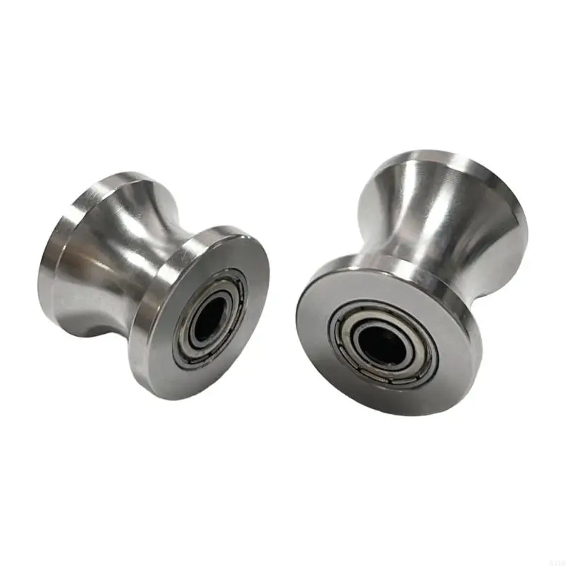 Steel U-Channel Pulley Wheel, 2-Bearing Guide Component for Factory and Warehouse Equipment Track Assemblies M4YD