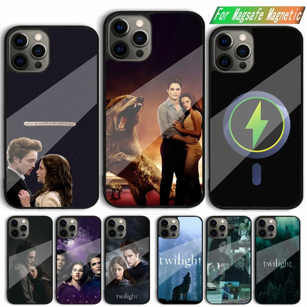 T-Twilight TV Series Phone Case For iPhone 15,14,13,12,11,Plus,Pro,Max Mini Magsafe Magnetic Wireless Charging