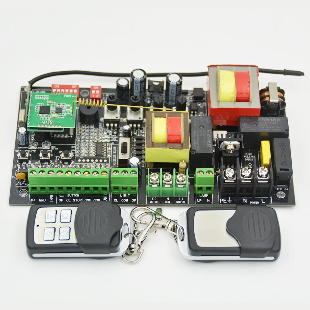 

Sliding gate motor wireless app control board