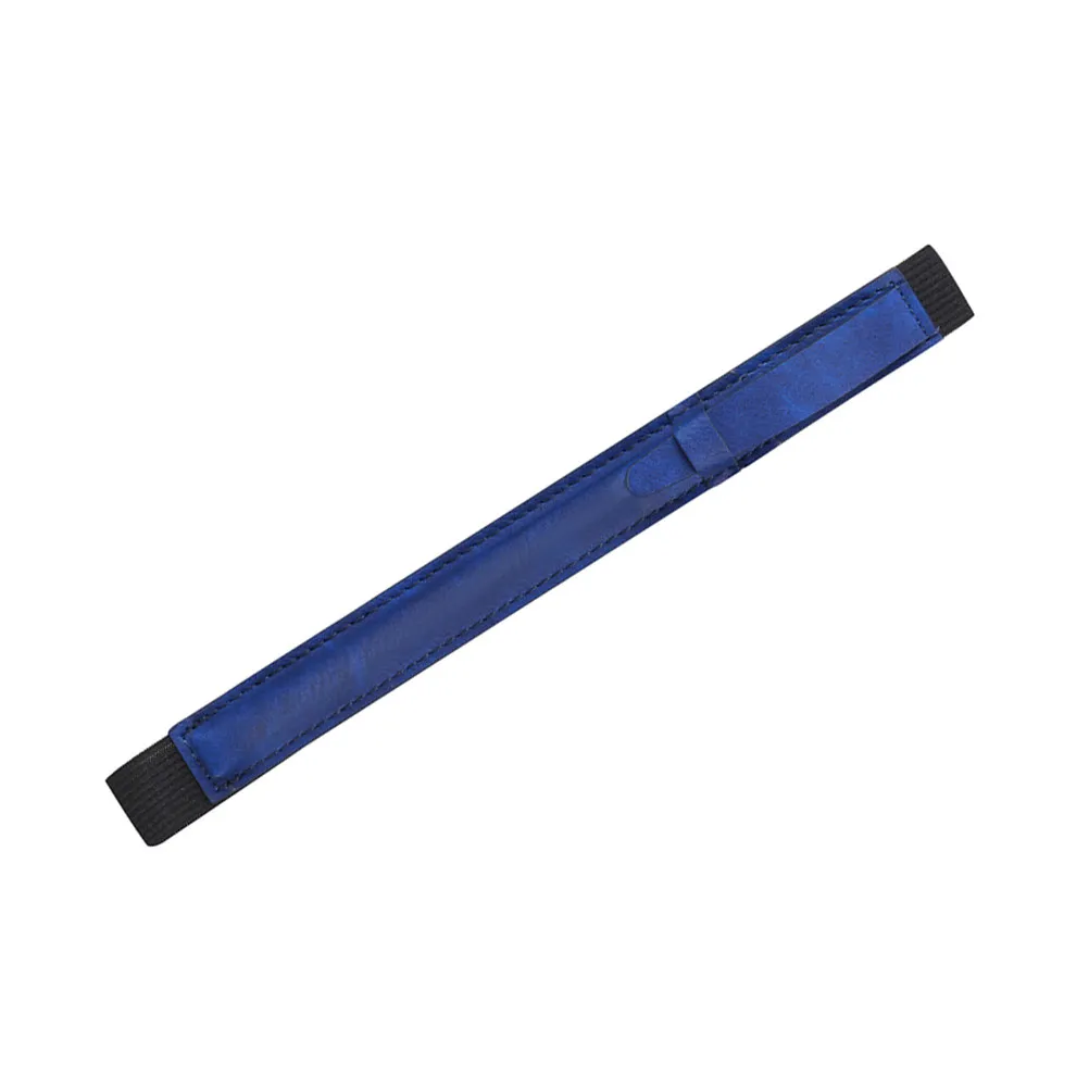 Stylus Pen Holder PU Protective Case Dark Blue Flip Type Lightweight Carrying Bag Elastic Strap for Touch Screen Stylus