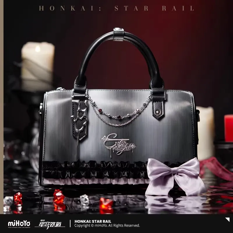 

[Genuine] Game Honkai Star Rail Evernight Impressions Handbag March 7th PU Shoulder Bag Anime Cosplay JK Prop miHoYo Original