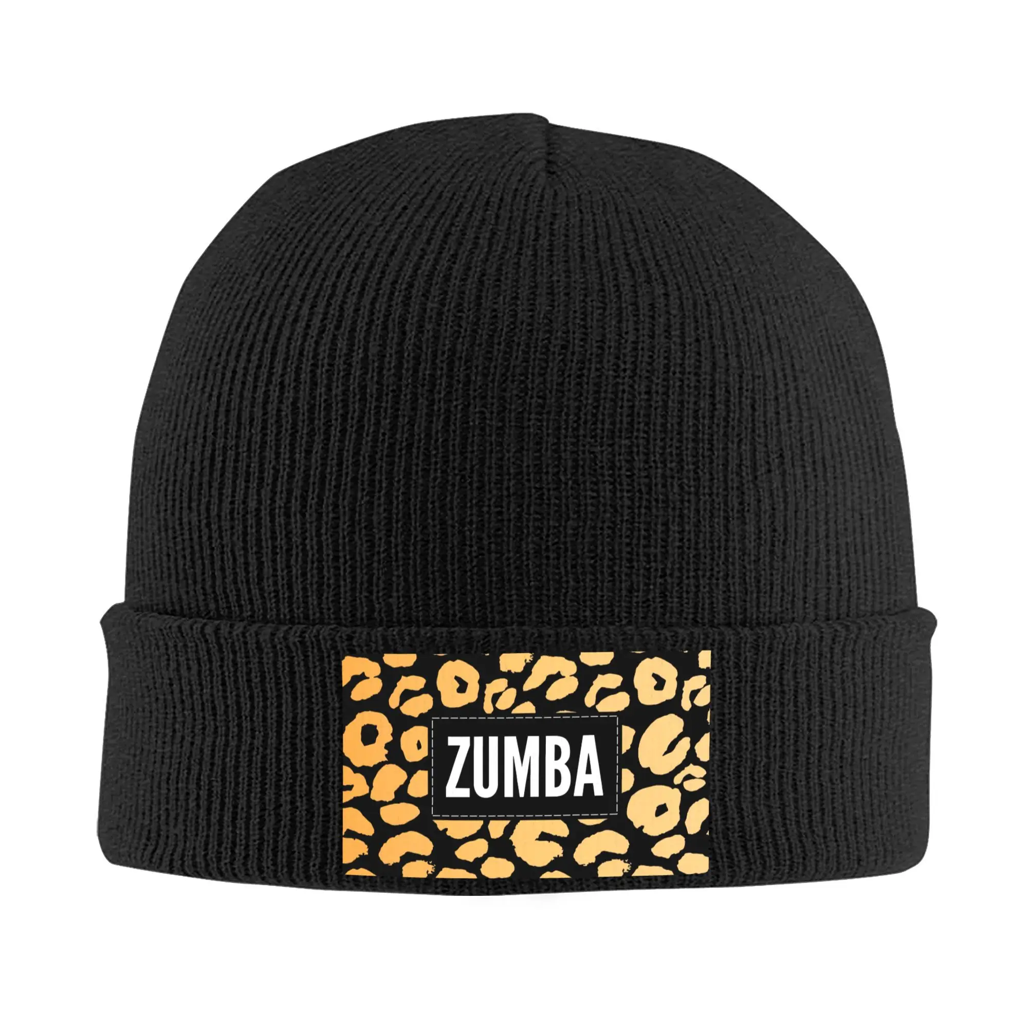 Custom Zumbaes Dance Leopard Pattern Beanie Cap Unisex Winter Warm Bonnet Homme Knitted Hat Hip Hop Ski  Skullies Beanies Caps