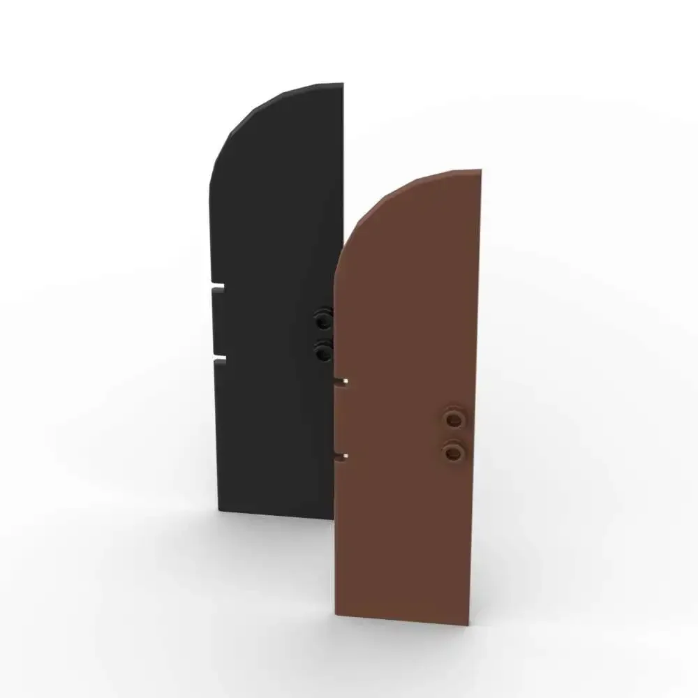 

MOC 1 шт. 33216 дверь дома ворота 1x4x11 набор строительных блоков 1/3 изогнутый верхний замок кирпичи часть совместимая игрушка из частиц детский подарок