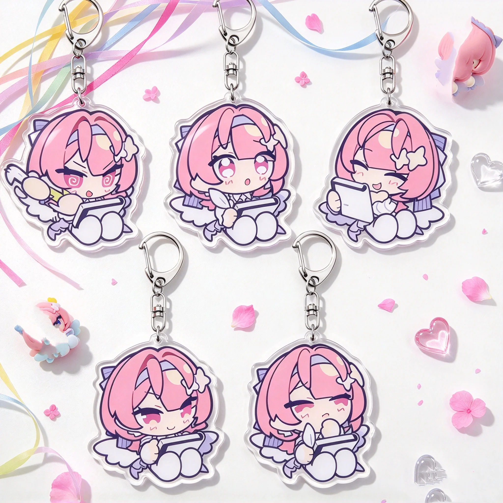 2026 Lovely Products Anime Game Zenless Zone Zero 6CM Acrylic Keychain Bag Pendant Bag Decorations FACTORY STORE Fans Gifts