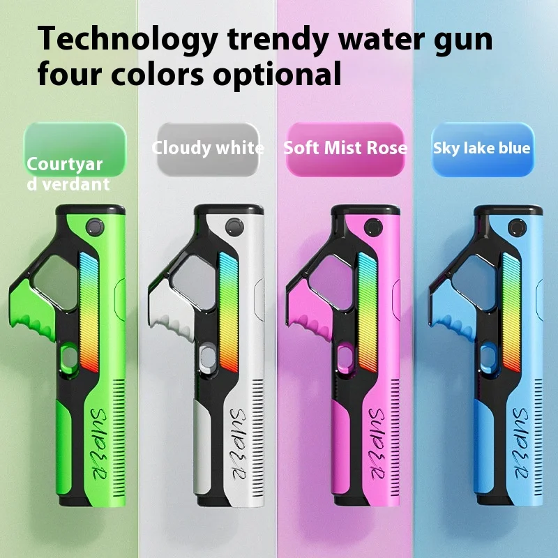 

Large Capacity Electric Water Gun Toys Water Absorption Automatic Blaster Guns High-Pressure Guns Outdoor Pool Toy for Boys Kid