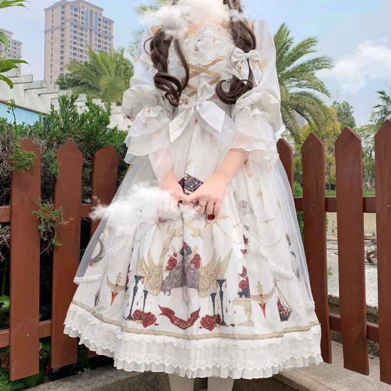 

Lolita Dress Dream Girl OP Japanese Soft Girl Lolita Dress