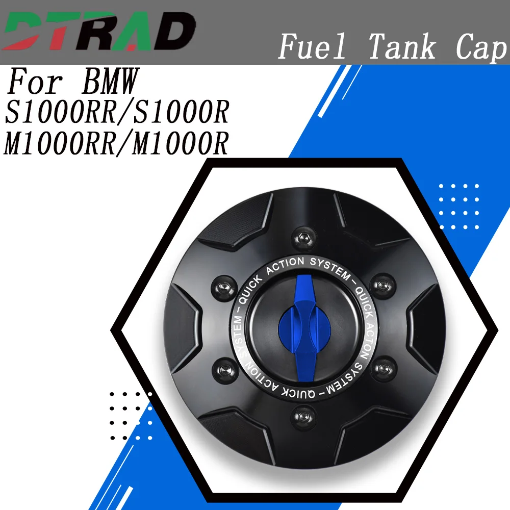 

M1000R 2025 New Racing Quick Release Fuel Tank Cap For BMW S1000R S1000RR M1000R M1000RR Keyless Fast Lock Plug Oil Gas Cover